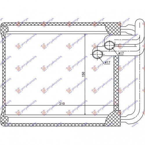 Calorifer Caldura - Kia Ceed 5 Usi 2010 , 97138-2l000