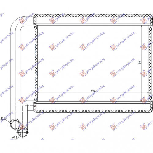 Calorifer Caldura - Kia Rio 1999 , Ok30a61a10