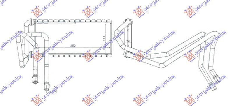 Calorifer Caldura - Land Rover Discovery 2005 , Jep500020