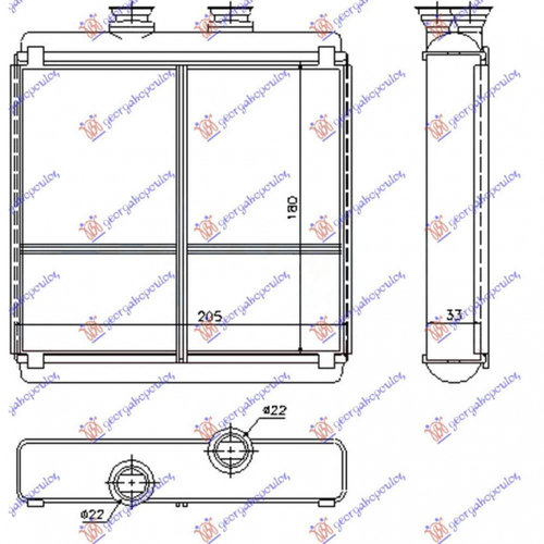 Calorifer Caldura - Mercedes Cls (W218) Coupe 2014 , 2048300061