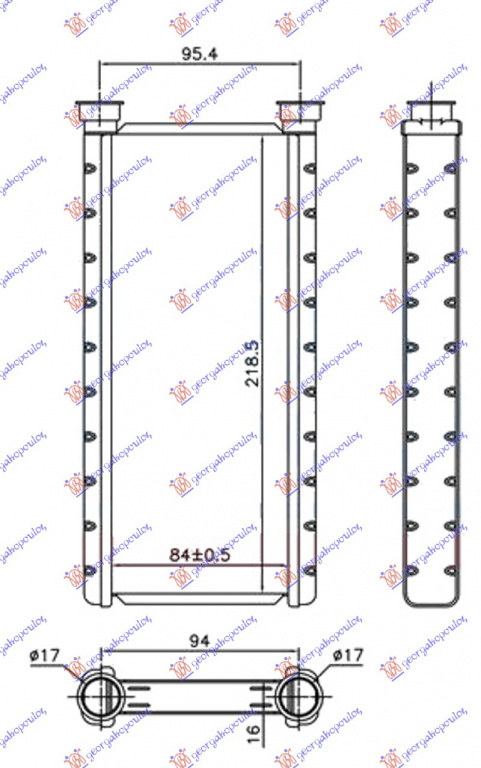 Calorifer Caldura - Mitsubishi Space Star 2013 , 7801a952