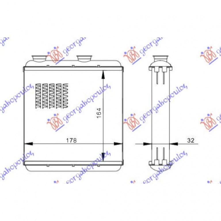 Calorifer Caldura - Nissan Interstar 2002 , 7701207992