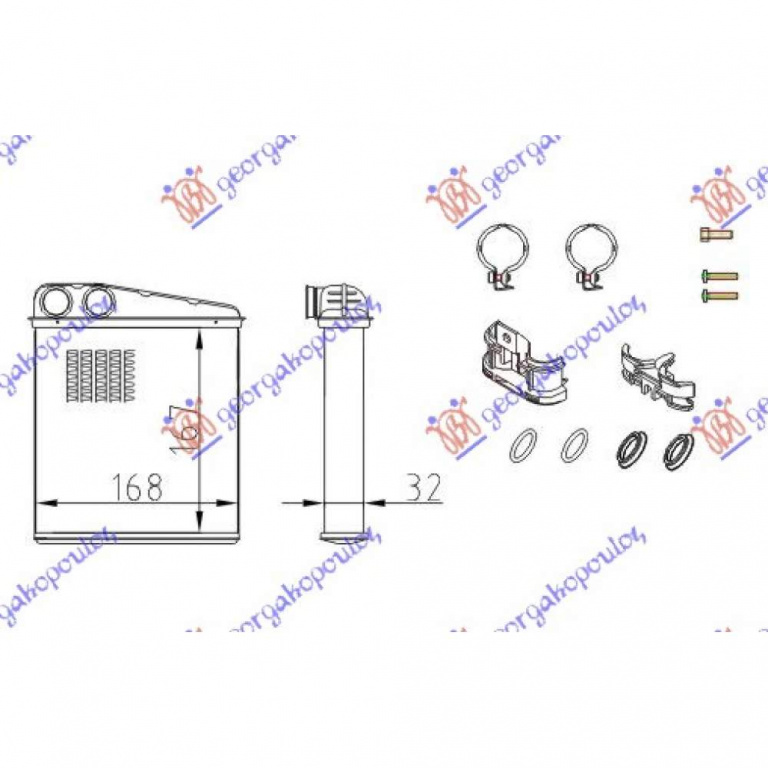 Calorifer Caldura - Nissan Note 2006 , 27140-Ax700