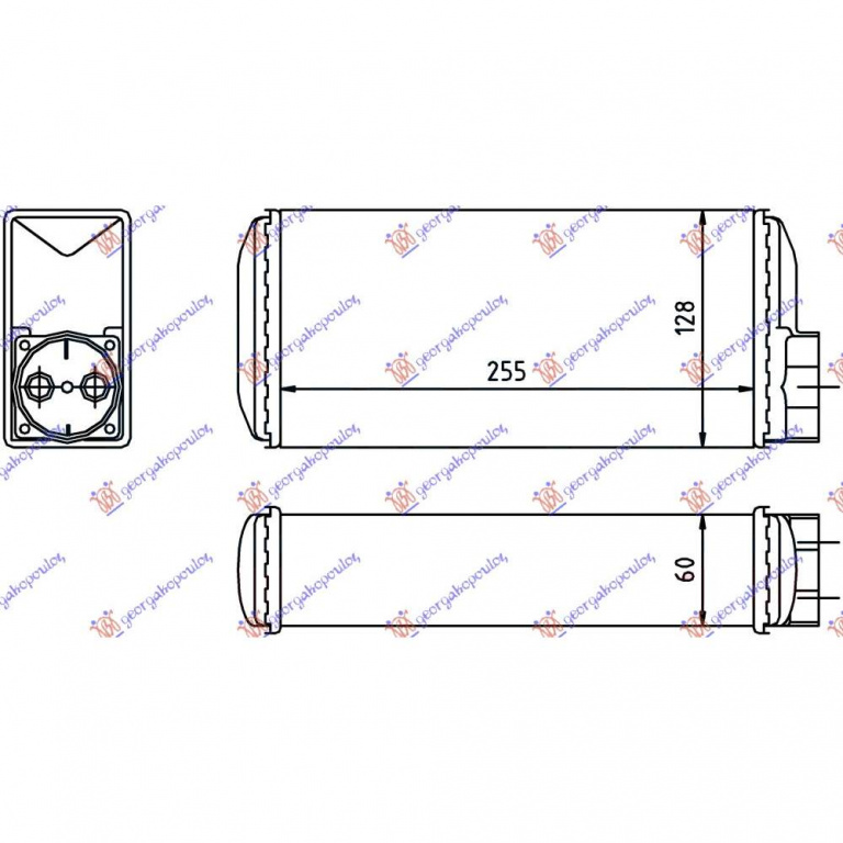 Calorifer Caldura - Nissan X-Trail 2001 , 27140br22a,27140jd20a