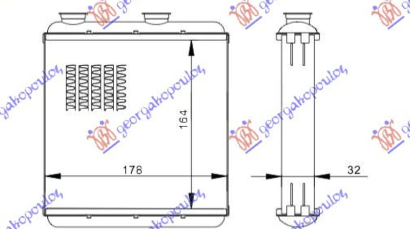 Calorifer Caldura - Opel Meriva 2003 , 1618288