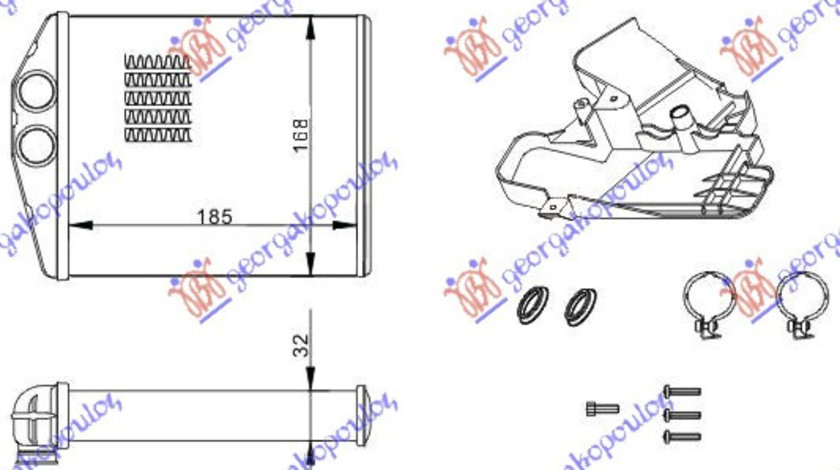 Calorifer Caldura - Opel Vectra C 2002 , 1618260