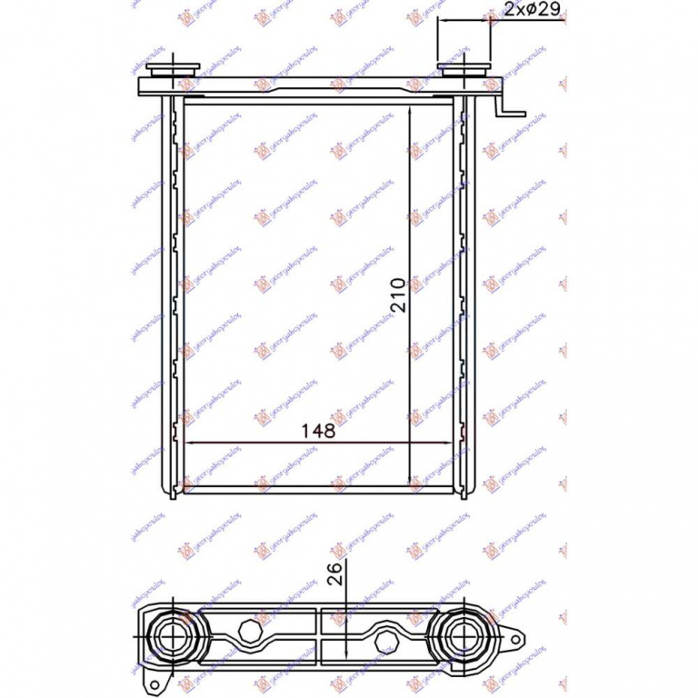 Calorifer Caldura - Peugeot 508 2008 , 6448t9