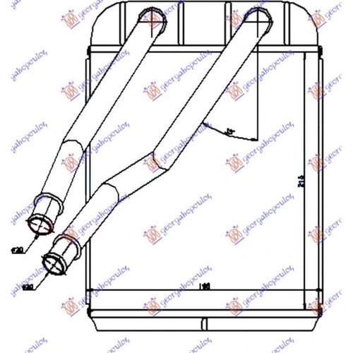 Calorifer Caldura - Porsche Cayenne 2003 , 7l0819031