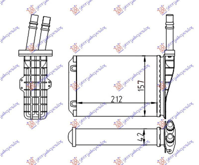 Calorifer Caldura - Renault Espace 1992 , 6025370415