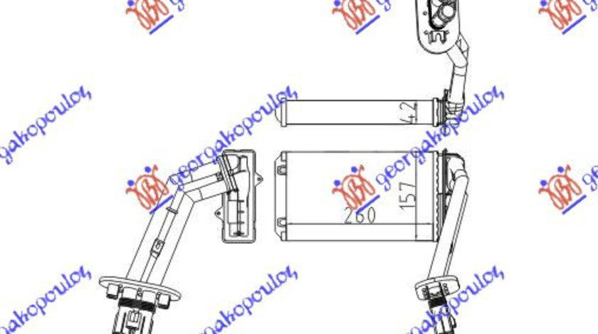 Calorifer Caldura - Renault Laguna 1994 , 7701039481