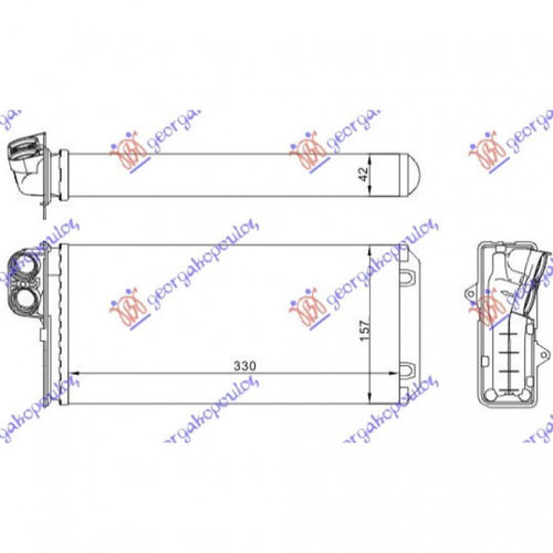 Calorifer Caldura - Renault Master/Mascott1998 1999 , 7701205584