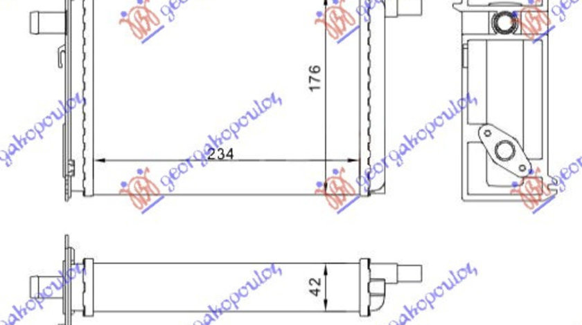 Calorifer Caldura - Renault Trafic 1980 , 7704000112