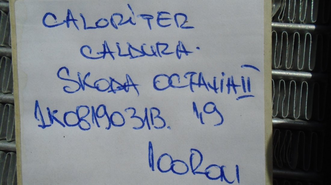 Calorifer caldura skoda octavia 2 1.9 cod 1k0819031b