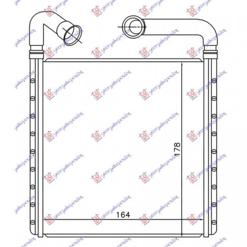 Calorifer Caldura - Skoda Octavia 6 2017 , 5q0819031a