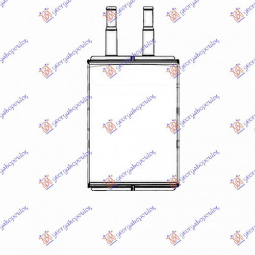 Calorifer Caldura - Skoda Rapid 2012 , 6r0819031