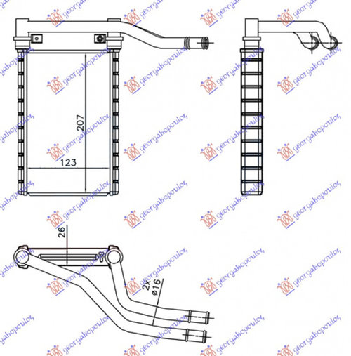 Calorifer Caldura - Suzuki Swift H/B 2006 , 71743143