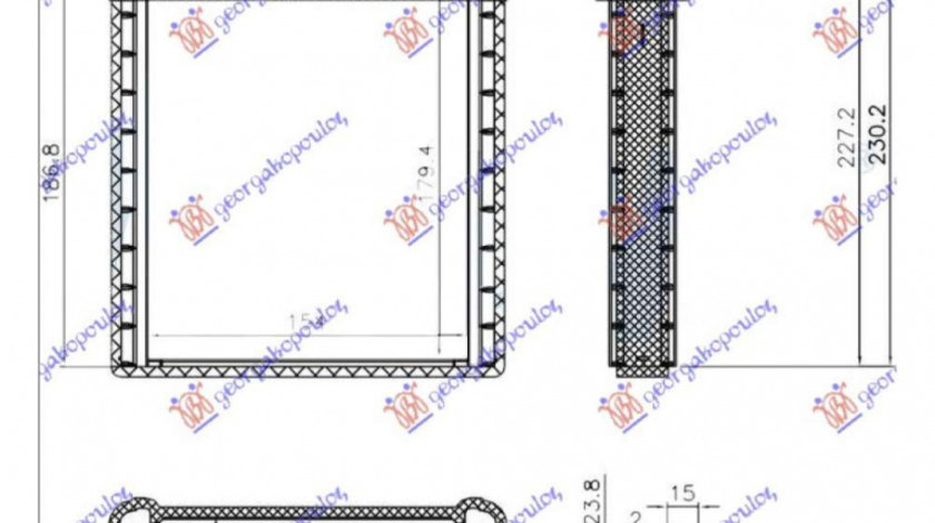 Calorifer Caldura - Vw Golf Plus 2009 , 3c0819031