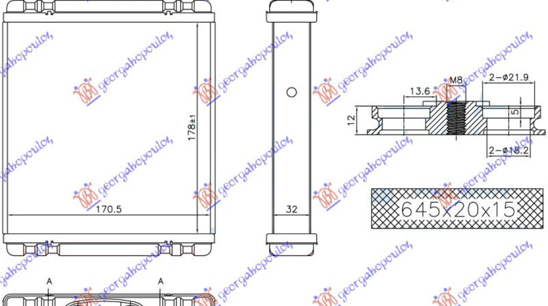 Calorifer Caldura - Vw Polo 2014 , 6c0819031