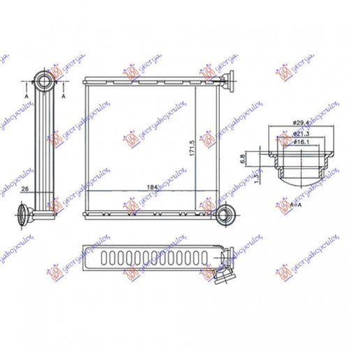 Calorifer Caldura - Vw Tiguan Allspace/Xl 2017 , 5q0819031