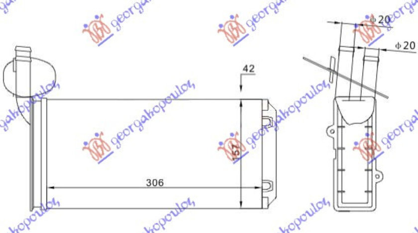 Calorifer Caldura - Vw Transporter (T4)1991 1992 , 701819031?