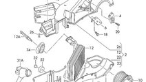 Calorifer electric aeroterma Volkswagen Passat B5....