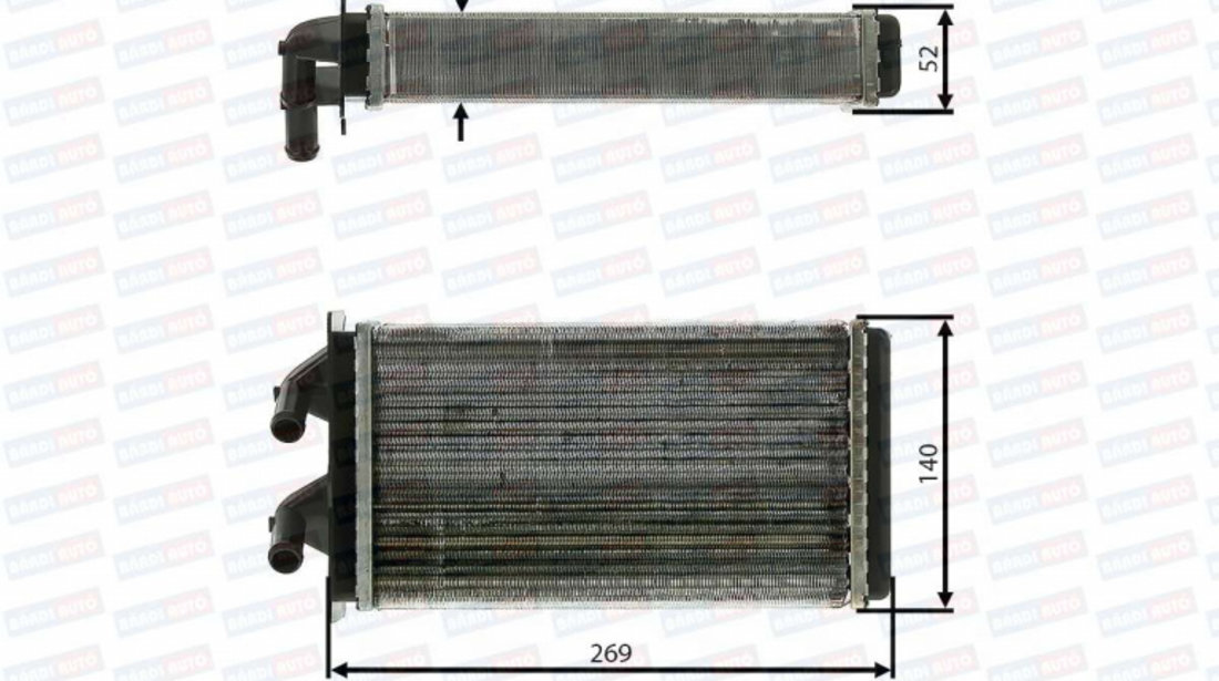 Calorifer incalzire habitaclu BA0813000378 fiat cinquecento ⭐⭐⭐⭐⭐