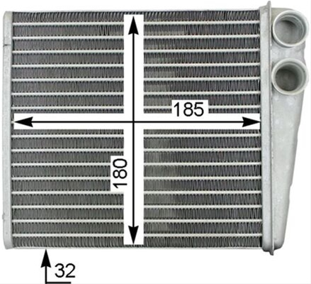 Calorifer Mahle Behr Audi AH 208 000S