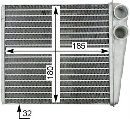 Calorifer Mahle Behr Audi AH 208 000S