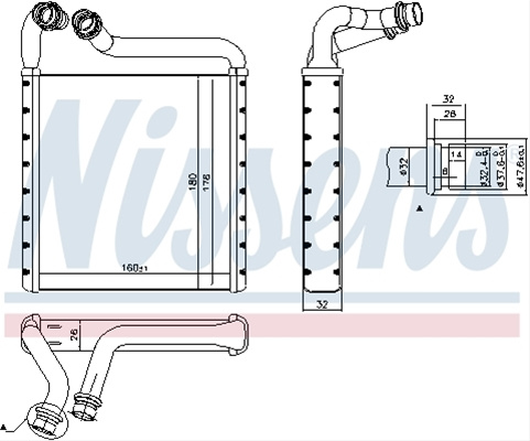 Calorifer Nissens Vw 73994