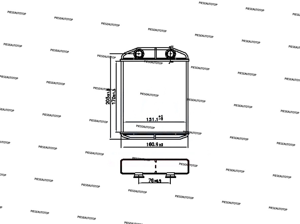 Calorifer radiator caldura Dacia Logan 2 2013-2020 NOU 271151577R