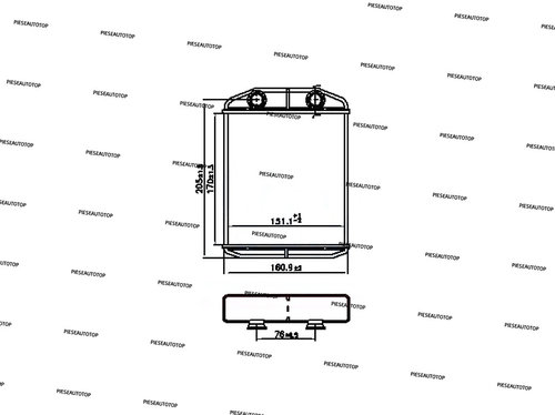 Calorifer radiator caldura Dacia Logan 2 2013-2020 NOU 271151577R
