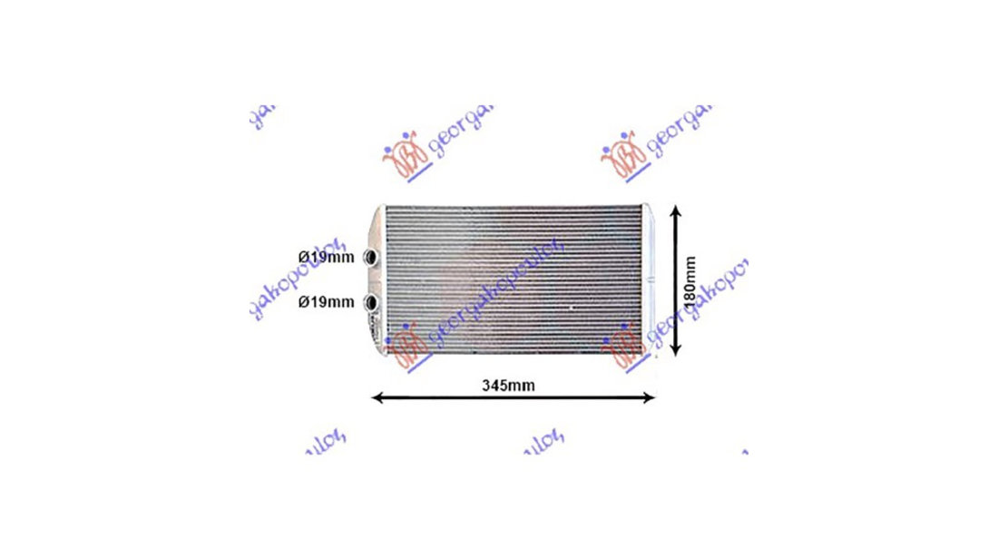 Calorifer Radiator caldura Iveco Daily 2014-2019 NOU 42569370 (300x174) BENZINA - DIESEL