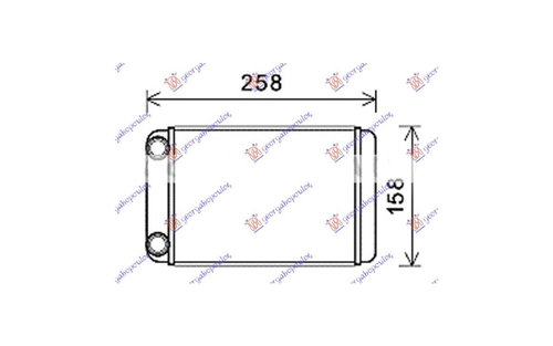 Calorifer Radiator caldura Opel Zafira Tourer 2011-2016 NOU 13287939 1618297 (205x155x32)