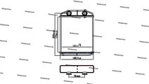 Calorifer radiator caldura Renault Captur 2013-201...