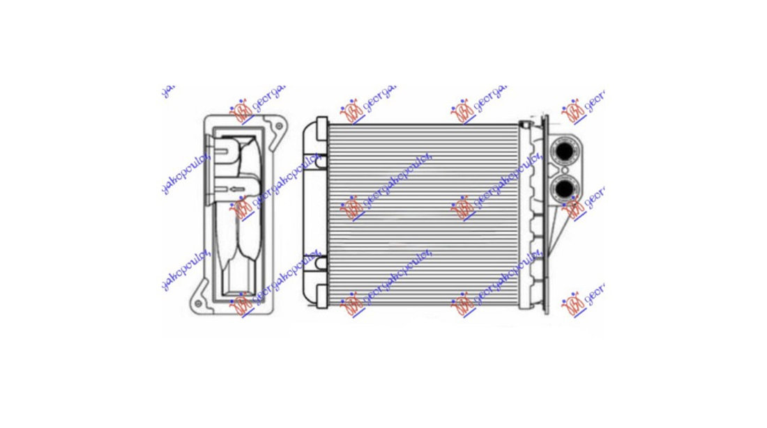 Calorifer Radiator caldura VW Crafter 2006-2017 NOU 0038359001 A0038359001 SPATE (160x152)