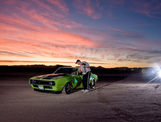 Camaro in the desert