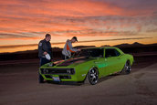 Camaro in the desert
