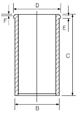 Camasa cilindru (1404931000 GOETZE ENGINE)