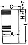 Camasa cilindru (89092120 KOLBENSCHMIDT)