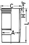 Camasa cilindru (89877110 KOLBENSCHMIDT)