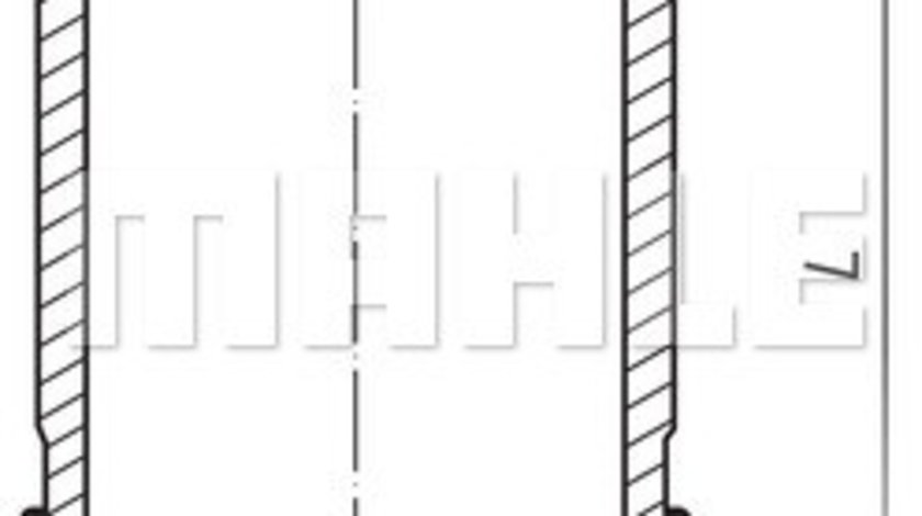 Camasa cilindru MERCEDES-BENZ MK MAHLE 003 WN 25