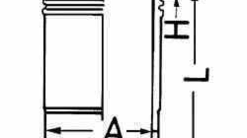 Camasa cilindru MERCEDES-BENZ NG KOLBENSCHMIDT 89389110