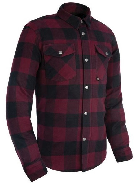 Camasa Moto Carouri Rosu / Negru Barbati Marimea 5XL Oxford TM2041035XL-OX