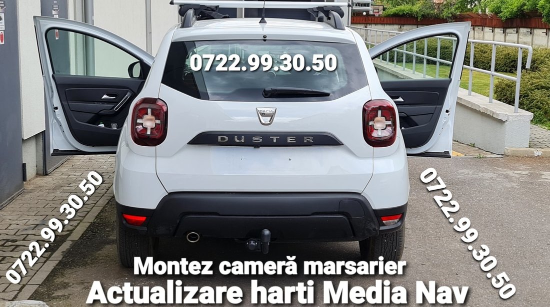 Camera Auto Reverse Marsarier DACIA LOGAN DUSTER SANDERO DOKKER LODGY + MONTAJ Activare