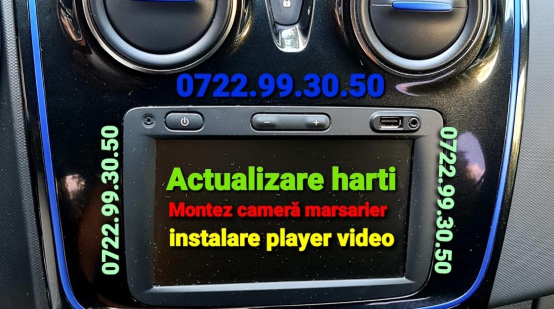 Camera Auto Reverse Marsarier DACIA LOGAN DUSTER SANDERO DOKKER LODGY + MONTAJ Activare