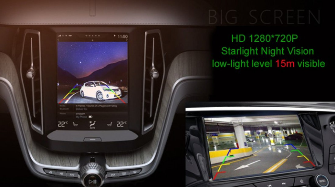 Camera Marsarier Hd, Unghi 170 Grade Cu Starlight Night Vision Volkswagen Amarok 2010→ FA960 292187