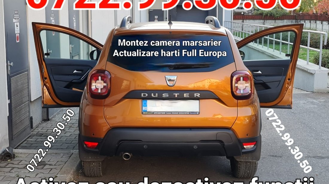 Camera Marsarier Renault Clio 4 / Dacia Duster Logan Sandero Lodgy MONTAJ INCLUS