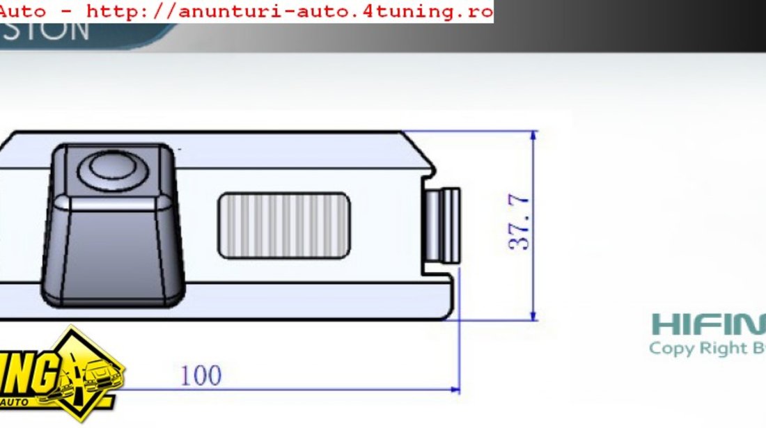 Camera Mers Inapoi Reverse Dedicata HYUNDAI I30 KIA SOUL Vizualizare 170 Grade