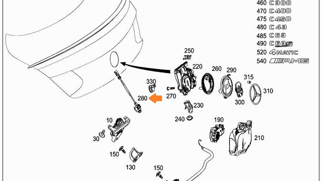 Camera Spate 360° Oe Mercedes-Benz C-Class W205 2014-2018 A0009055011