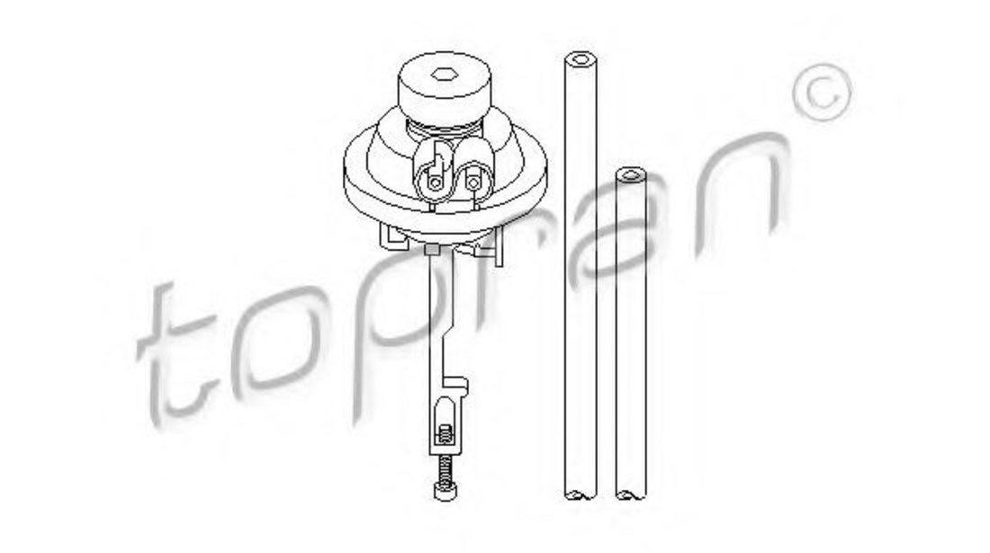 Camera vacuumatica,carburator VW PASSAT (3A2, 35I) (1988 - 1997) TOPRAN 100 578 piesa NOUA